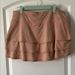Athleta Coral Layered Skater Skirt